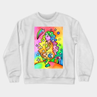 Eagle Yoga Pose Crewneck Sweatshirt